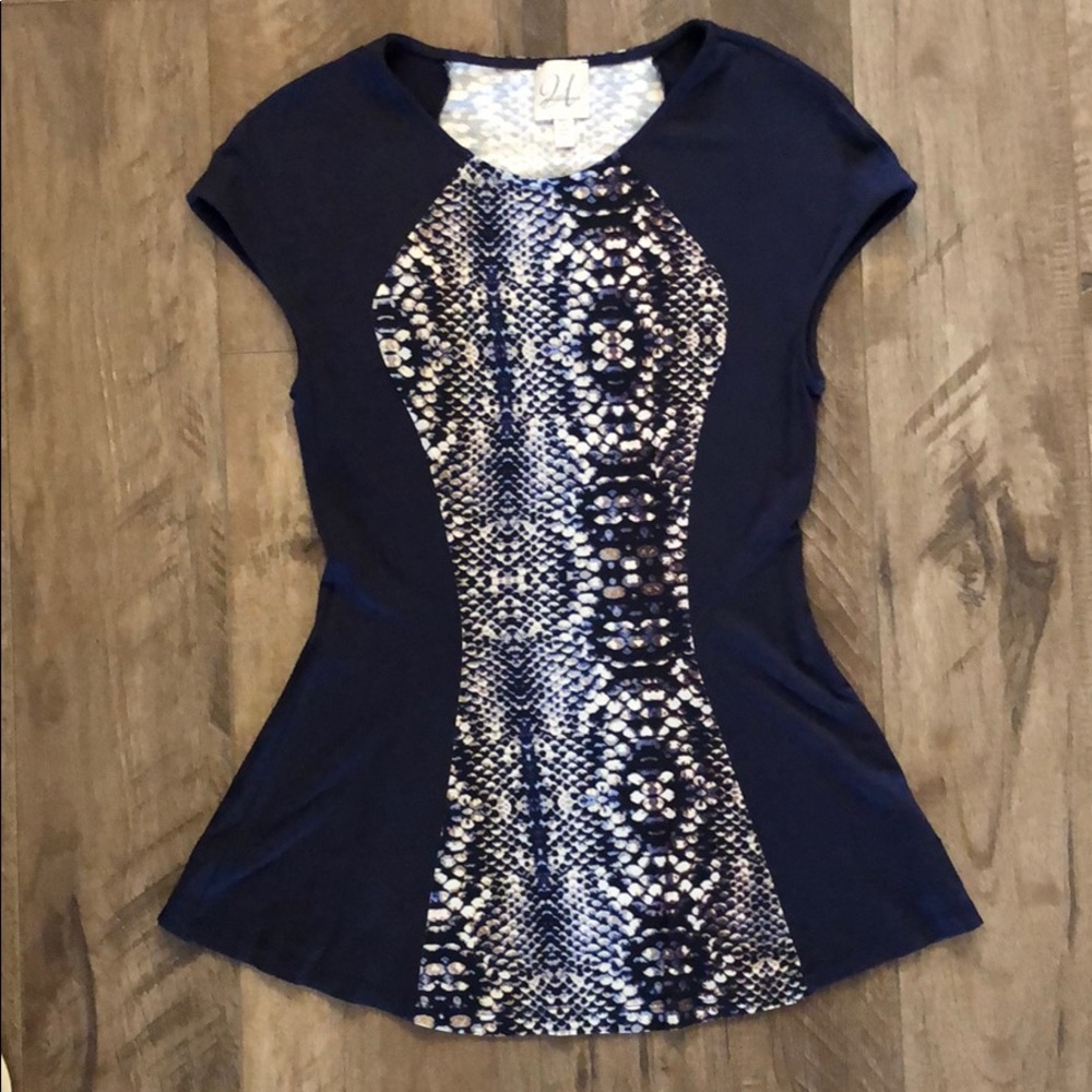 julienne Snake Skin Top